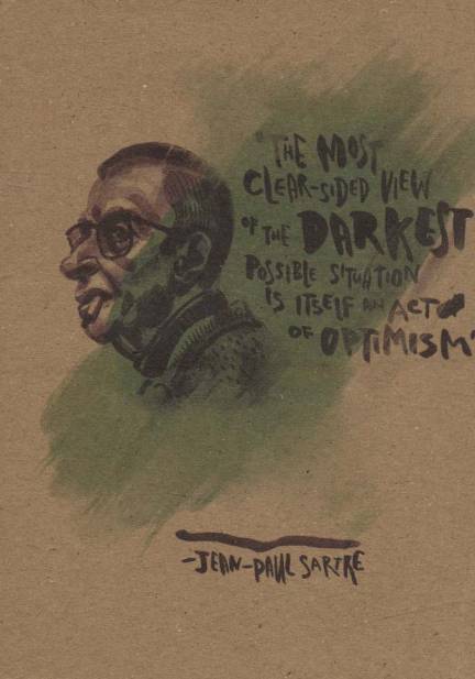 دفترچه یادداشت بی خط (نویسندگان،JEAN PAUL SARTRE)،(سیمی)