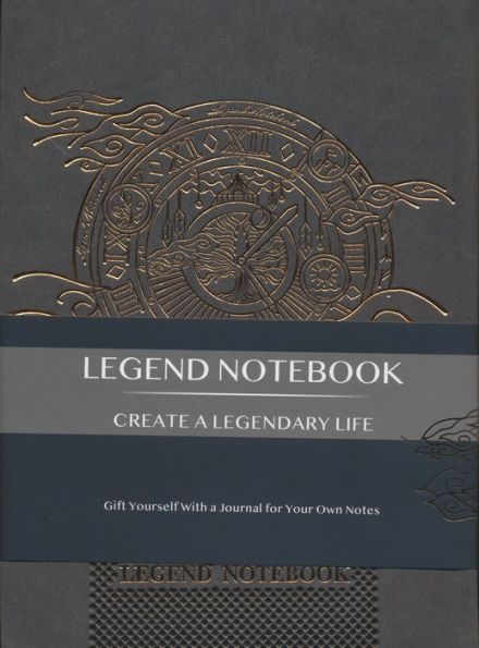 دفتر یادداشت خط دار LEGEND (خاکستری)