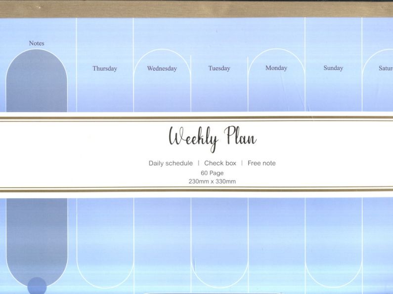 دفتر برنامه ریزی (پلنر هفتگی،WEEKLY PLANNER)،(کد 878)