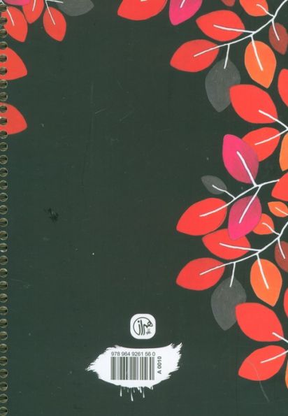 دفتر یادداشت خط دار آرت (کد A0010)،(سیمی)