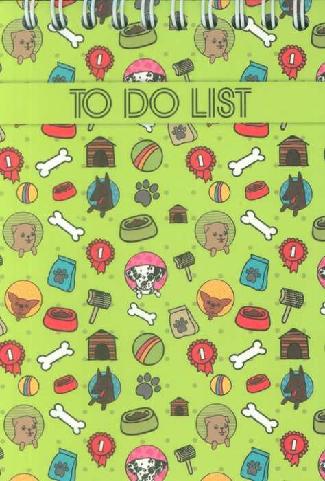 دفترچه یادداشت لیست کارهای من A6 (TO DO LIST،چند طرح)،(سیمی)