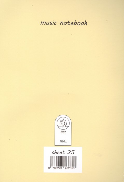 دفتر نت 5 خط 25 برگ (کد N101)،(سیمی)