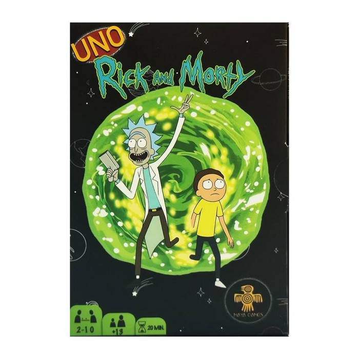 بسته بازی کارتی اونو ریک و مورتی (RICK AND MORTY)،(باجعبه)
