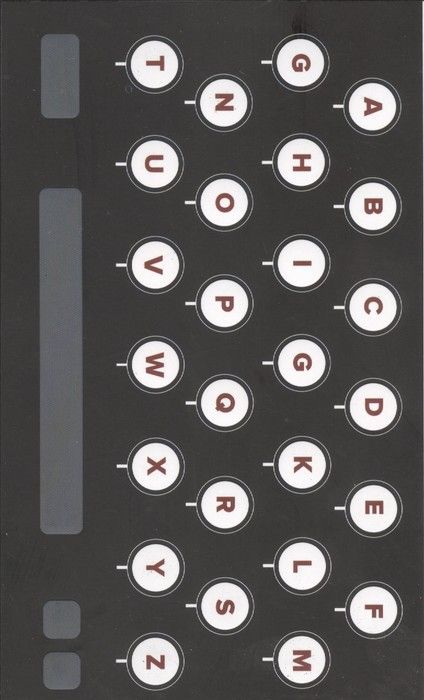 دفتر یادداشت طرح کیبورد (کد 695)