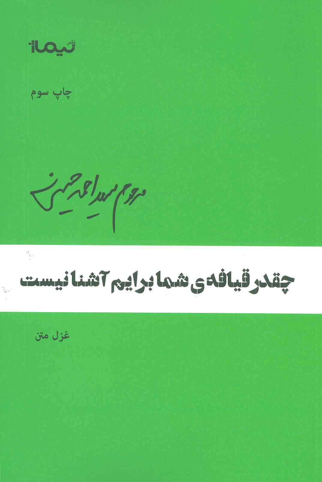 چقدر قیافه ی ی شما برایم آشنا نیست (پازل شعر امروز)