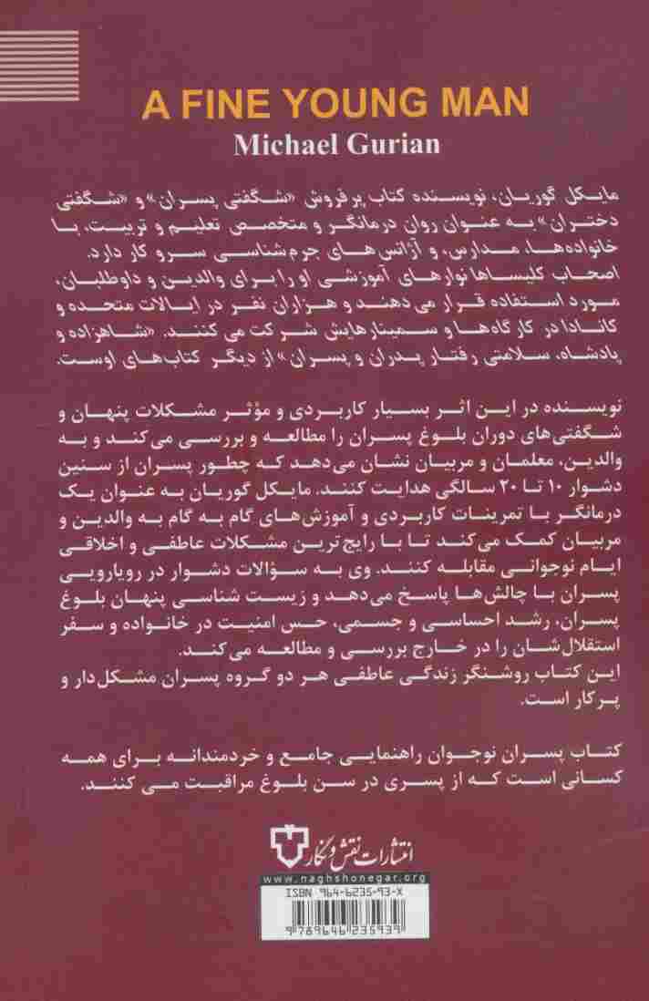 پسران نوجوان (آنچه والدین و مربیان می توانند انجام دهند تا پسران نوجوان به مردانی برجسته تبدیل شوند)