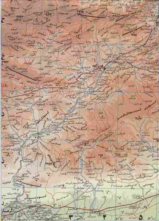 نقشه راهنمای البرز شرقی (سمنان) 70*100 (کد 156)،(گلاسه)