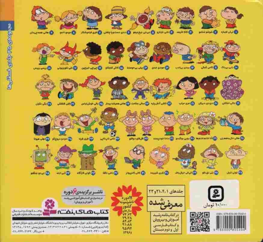 فسقلی ها45 (جی جو جنگجو)،(16*16)،(گلاسه)