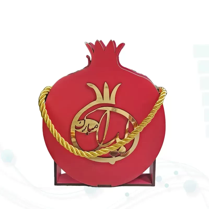 حافظ پالتویی چرم با ساک طرح انار
