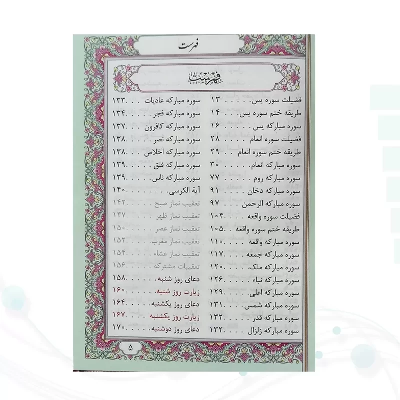 منتخب مفاتیح جیبی رقعی داخل رنگی کیفی زیپی