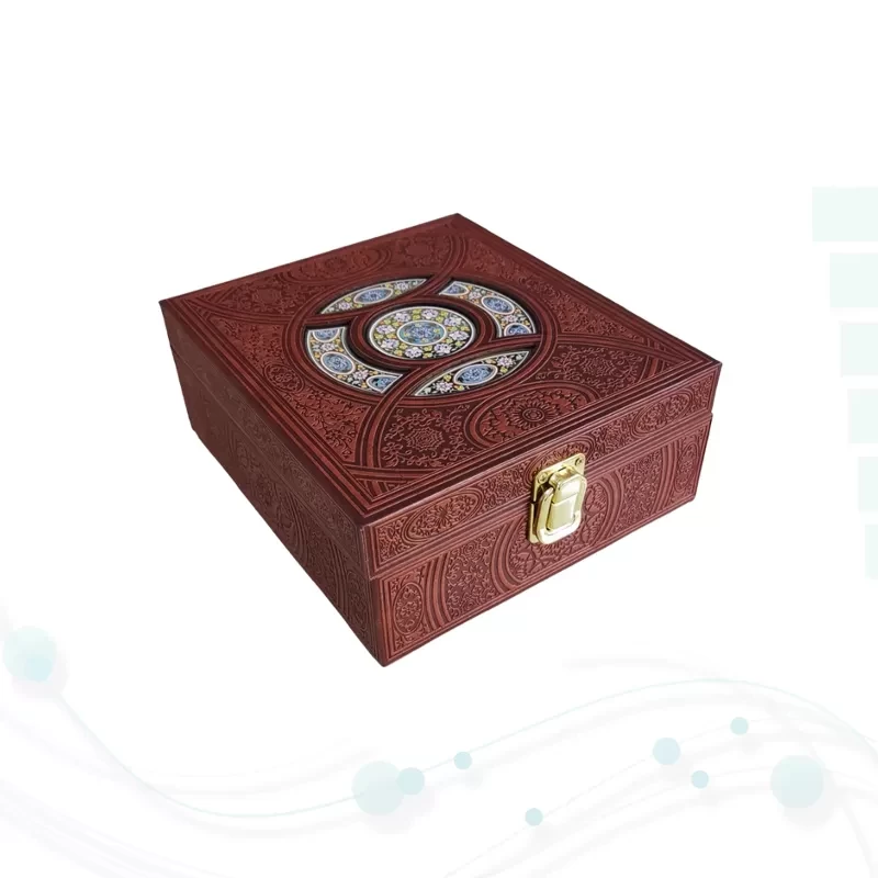 حافظ پالتویی چرم با خودکار و روان نویس