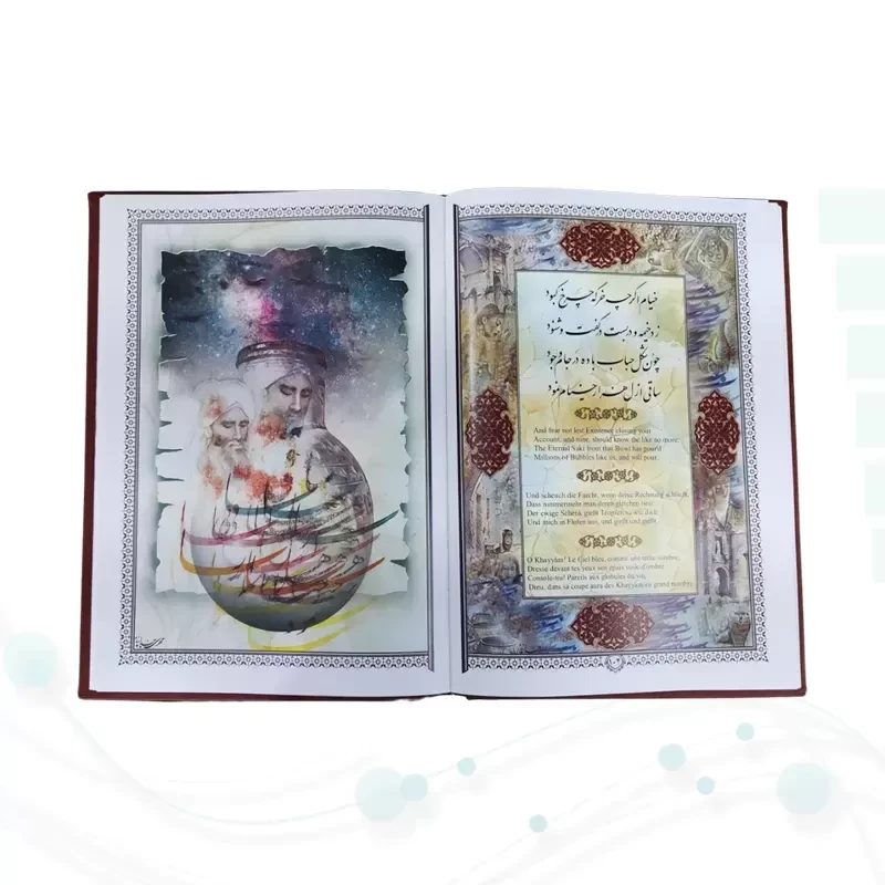 خیام وزیری مصور چرم با خودکار و روان نویس طرحدار