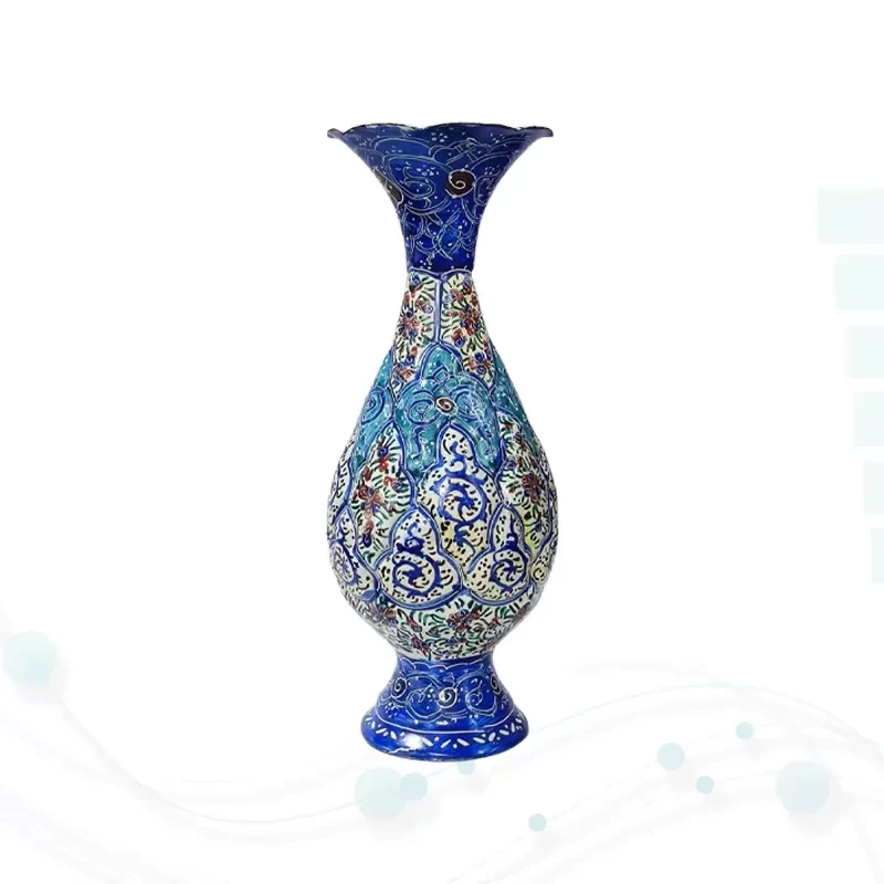 گزیده شاهنامه پالتویی چرم با گلدان مینا