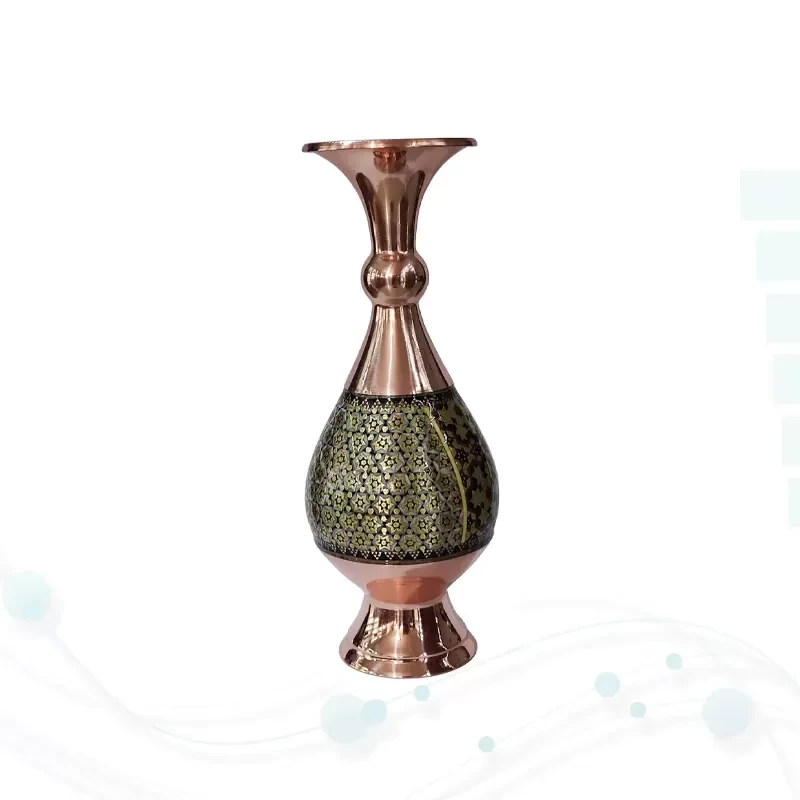گزیده شاهنامه پالتویی چرم با گلدان خاتم