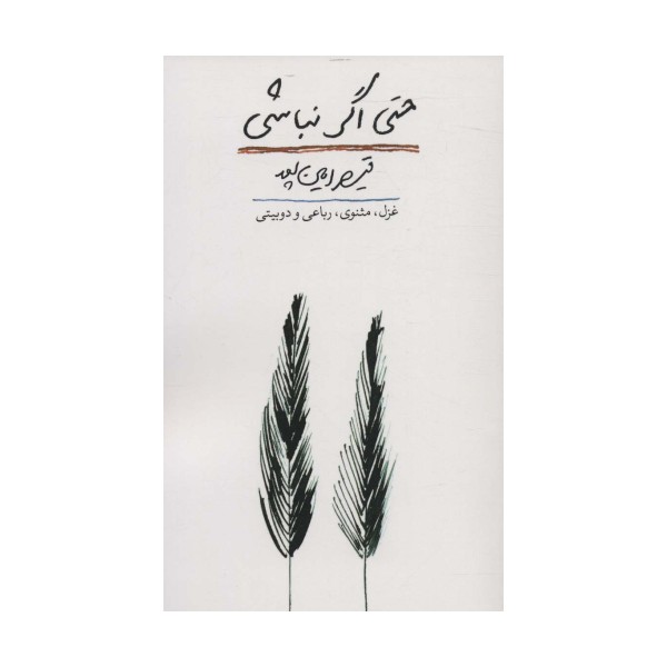 حتی اگر نباشی (غزل،مثنوی،رباعی و دو بیتی)