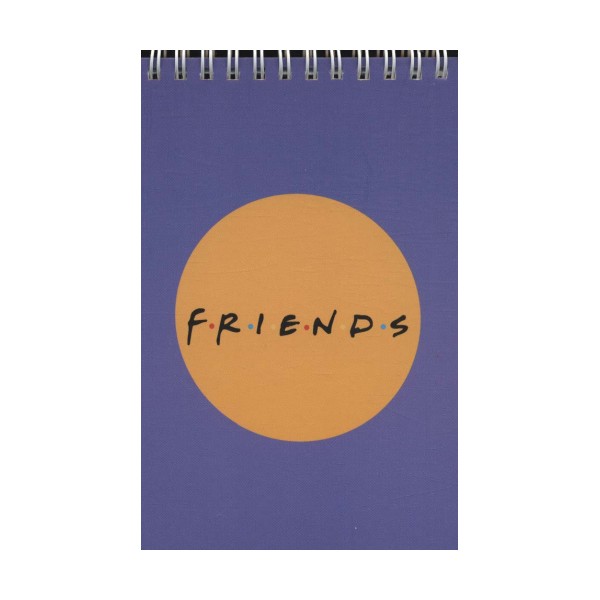 دفتر یادداشت خط دار دوستان (FRIENDS،کد 280)،(سیمی)