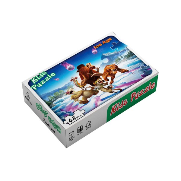 بسته پازل عصر یخبندان (48تکه،باجعبه)