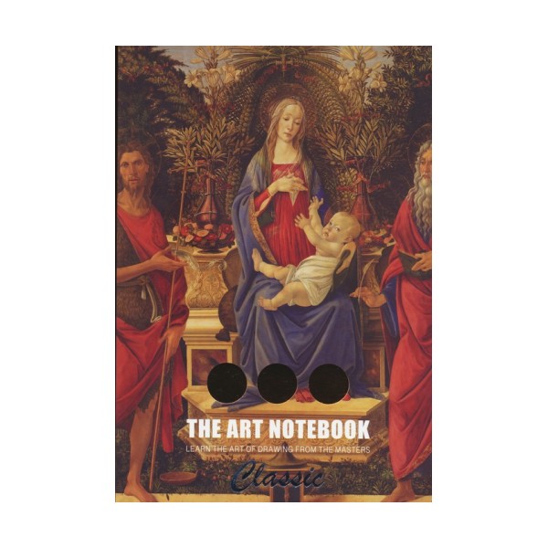 دفتر ترکیبی:خط دار،بی خط،شطرنجی (THE ART NOTEBOOK،کد 929)