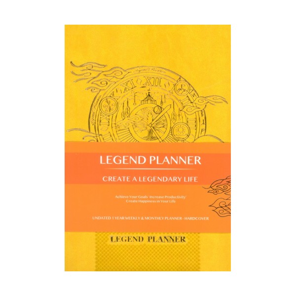 دفتر برنامه ریزی (پلنر لجند LEGEND PLANNER،زرد)