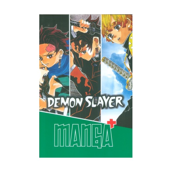 مجموعه مانگا پلاس انگلیسی شیطان کش (DEMON SLAYER)،(جلد1تا3،کمیک استریپ)،(3جلدی،باقاب)