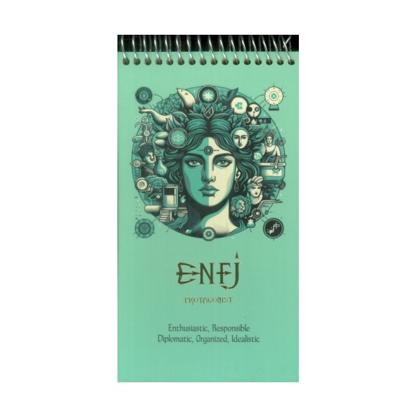 دفتر یادداشت خط دار سرو (ENFJ،کدC-107)،(سیمی)
