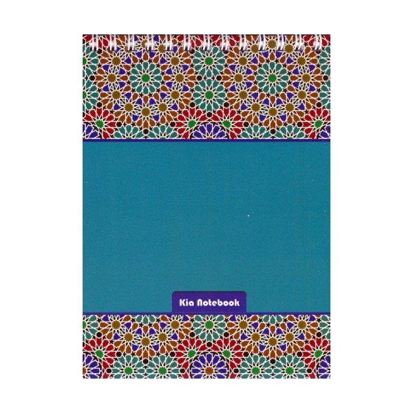 دفتر یادداشت خط دار (چند طرح،کد 00208)،(سیمی)