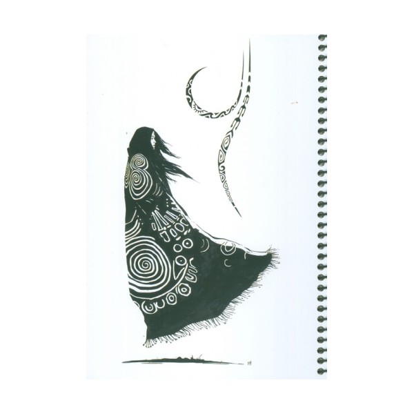 دفتر یادداشت خط دار آرت ون گوگ (کد T001)،(سیمی)