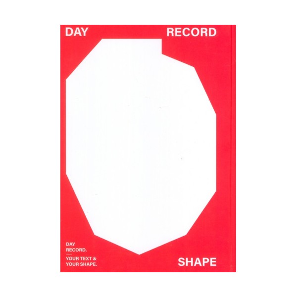 دفتر یادداشت بی خط DAY RECORD (قرمز،کد 653)