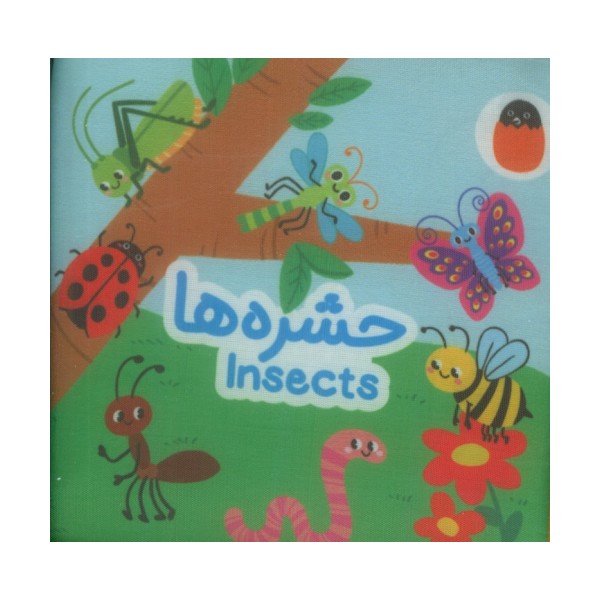 کتاب پارچه ای حشره ها (2زبانه)