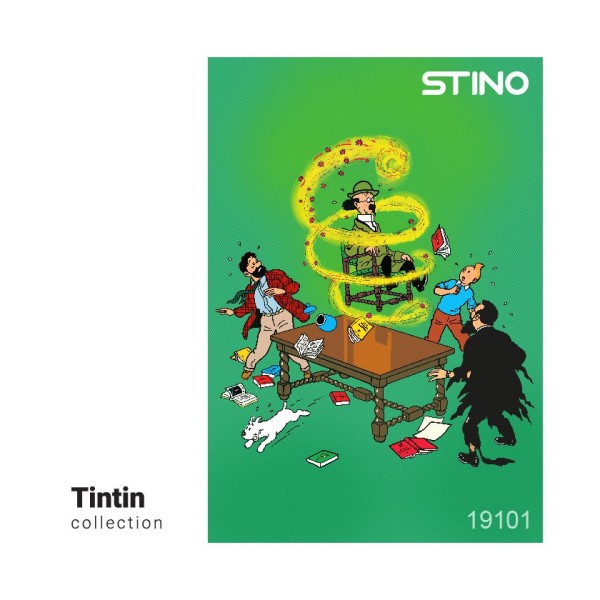 پازل شیشه ای استینو 260 تکه طرح تن تن (کد 19101)،(باجعبه)