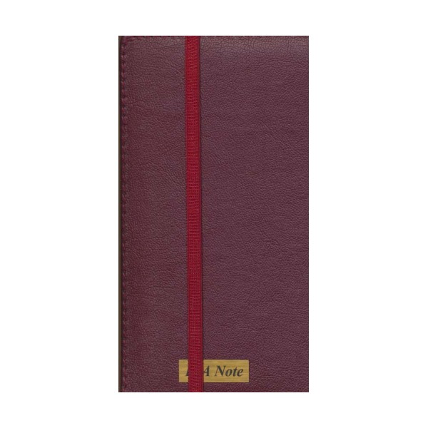 دفتر یادداشت خط دار اروپایی (11*19،کد 00257)،(10رنگ،کشدار،چرم)