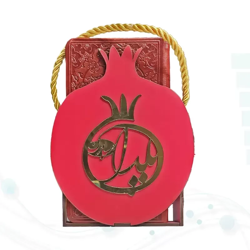 حافظ پالتویی چرم با ساک طرح انار