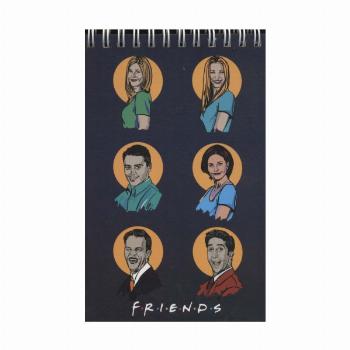 دفتر یادداشت خط دار دوستان (FRIENDS،کد 242)،(سیمی)