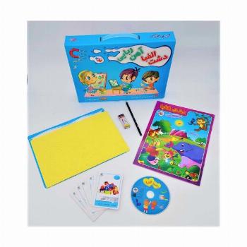 کیف کتاب دشت الفبا آهن ربایی (همراه با DVD نرم افزار آموزشی)،(باجعبه)