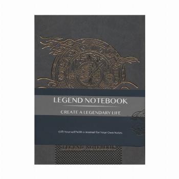دفتر یادداشت خط دار LEGEND (خاکستری)