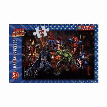 پازل 150 تکه ابر قهرمانان (SUPER HEROES)،(باجعبه)