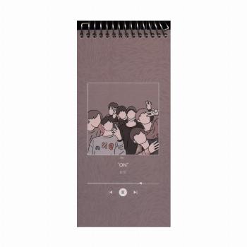 دفتر یادداشت BTS (کد b3)،(سیمی)