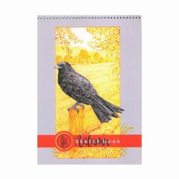 دفتر نقاشی و طراحی 40 برگ (طرح پاییز،کد 1282)،(سیمی)