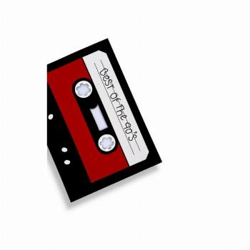 دفتر یادداشت خط دار RETRO (طرح BEST OF THE 90