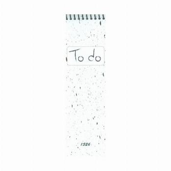 دفترچه یادداشت (to do list،کد 1526)،(سیمی)