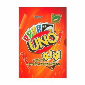 بسته بازی کارتی اونو (UNO)،(نسخه اقتصادی)،(باجعبه)