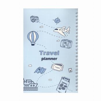 دفتر برنامه ریزی سفر TRAVEL (پلنر،کد G105)،(سیمی)