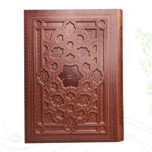 گزیده غزلیات شمس رحلی گلاسه چرم جعبه دار برجسته نفیس