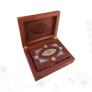 کلیات شاهنامه وزیری چرم جعبه لپتاپی پلاک دار لبچاپ