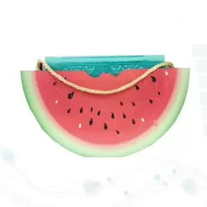 حافظ پالتویی چرم با ساک طرح هندوانه